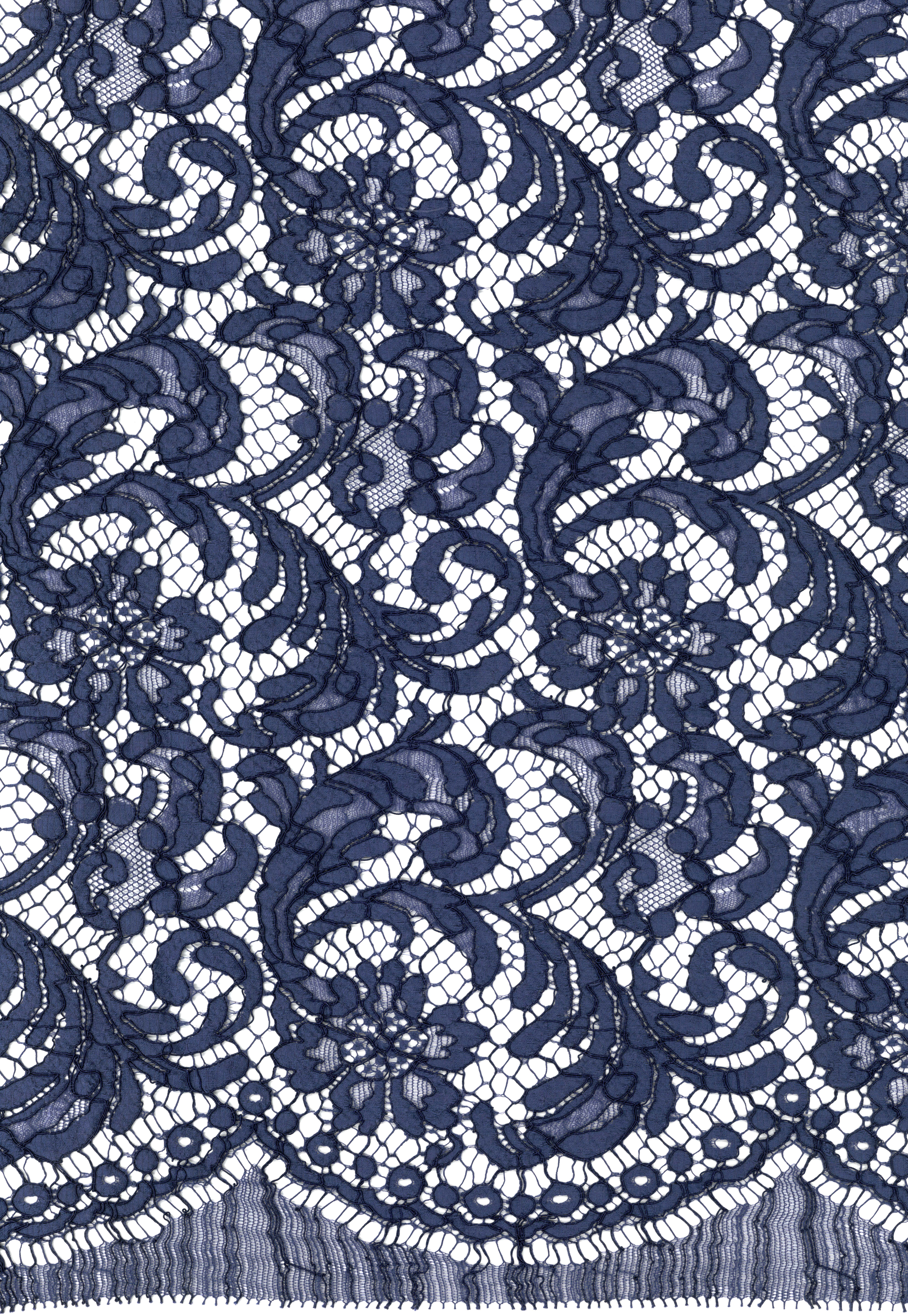 CORDED FRENCH LACE - ELECTRIC BLUE